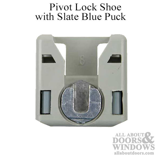 Pivot Lock Shoe with Slate Blue Puck