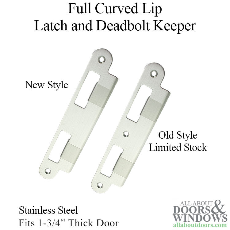 Strike Plate, 45mm Latch & Deadbolt, 1-3/4 Door - Satin Nickel - Strike Plate, 45mm Latch & Deadbolt, 1-3/4 Door - Satin Nickel