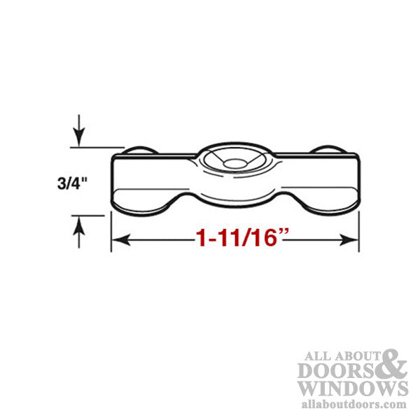 Double Wing Flush Clips - Nickel - Double Wing Flush Clips - Nickel