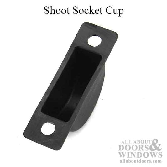 Shootbolt Socket Cup, Black Plastic - Truth Sentry