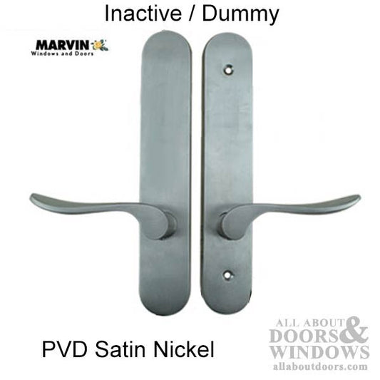 Marvin Inactive / Dummy Trim for Passive door - PVD Satin Nickel