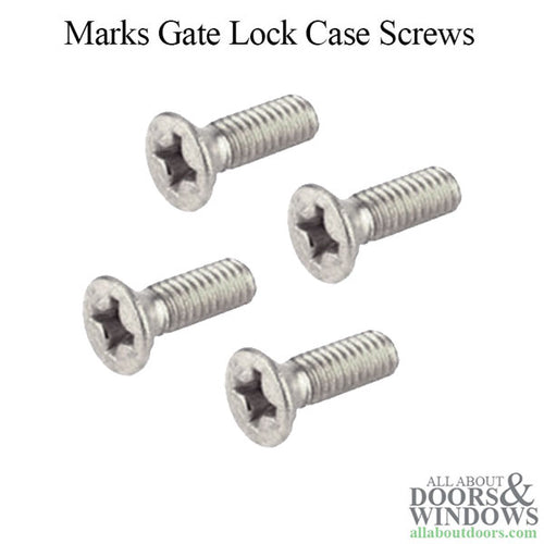 Screws for Marks Gate Lock Case Replacement Screw Pack - Screws for Marks Gate Lock Case Replacement Screw Pack