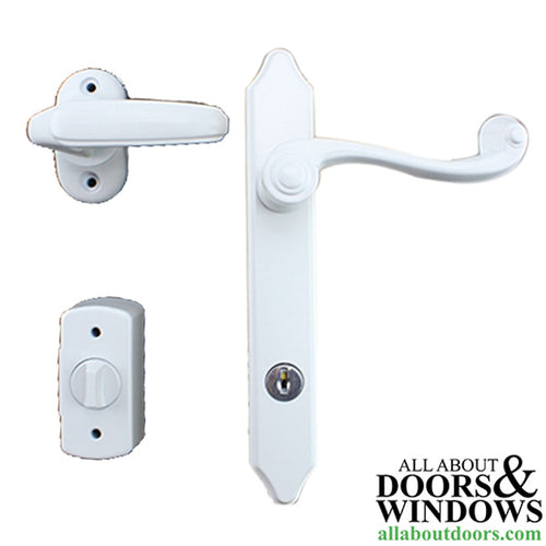 Larson Surface-Mount Storm Door Hardware Kit - White - Larson Surface-Mount Storm Door Hardware Kit - White
