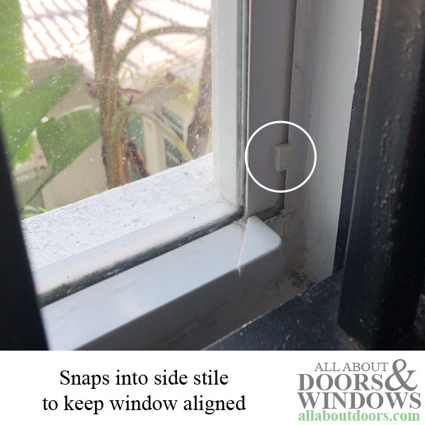 Face Guide, for PGT Windows, White, 5/8