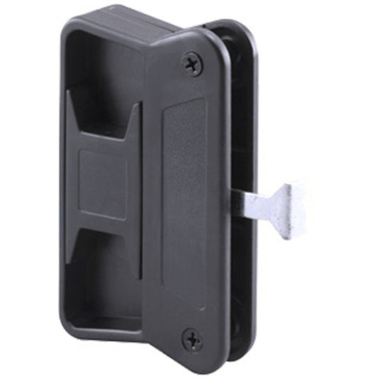 Non-Handed Latch & Pull for Sliding Screen Door - Black
