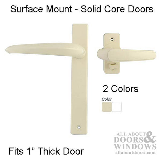 Surface Mount Handle with Night Lock, Storm Door Hardware Kit