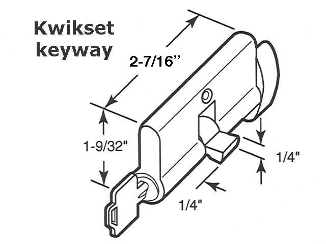 Active Keyed 32 / 32 Euro Kwikset Symmetrical Cylinder w/ Thumb Turn - Choose Color - Active Keyed 32 / 32 Euro Kwikset Symmetrical Cylinder w/ Thumb Turn - Choose Color