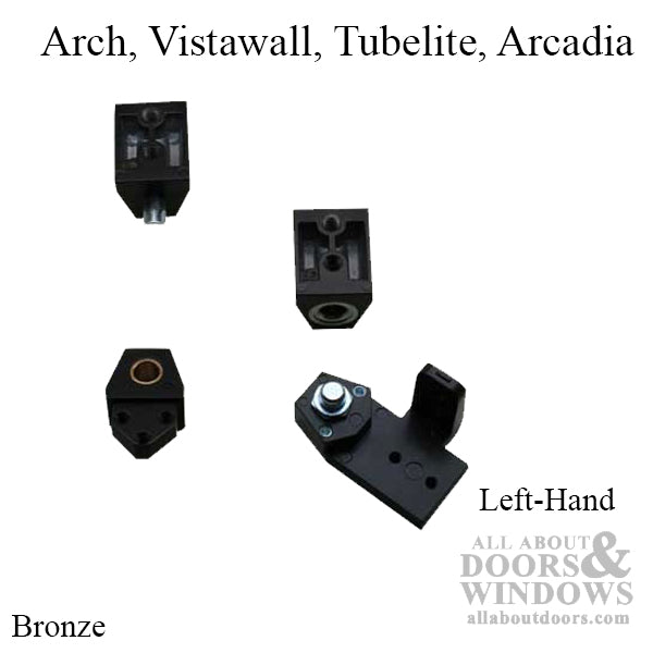 Store Front Commercial Doors Pivot Hinge Arch / Vistawall - Left Hand - Aluminum - Store Front Commercial Doors Pivot Hinge Arch / Vistawall - Left Hand - Aluminum