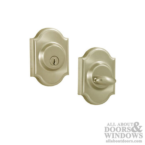 Weslock Deadbolt Keyed Cylinder With Thumbturn Polished Brass Deadbolt - Weslock Deadbolt Keyed Cylinder With Thumbturn Polished Brass Deadbolt