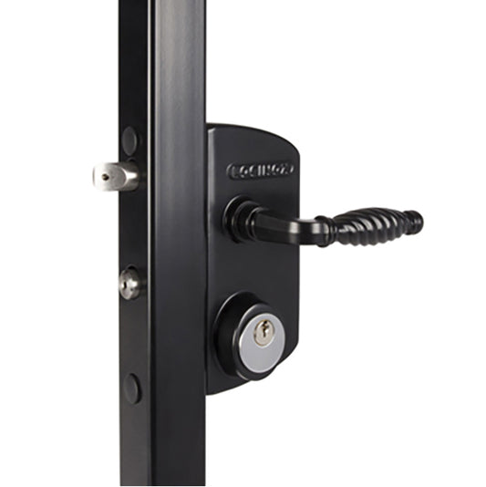 Locinox Surface-Mounted Mortise Cylinder Lock for Gates 2-1/2" - 2-3/4" - Choose Color & Cylinder