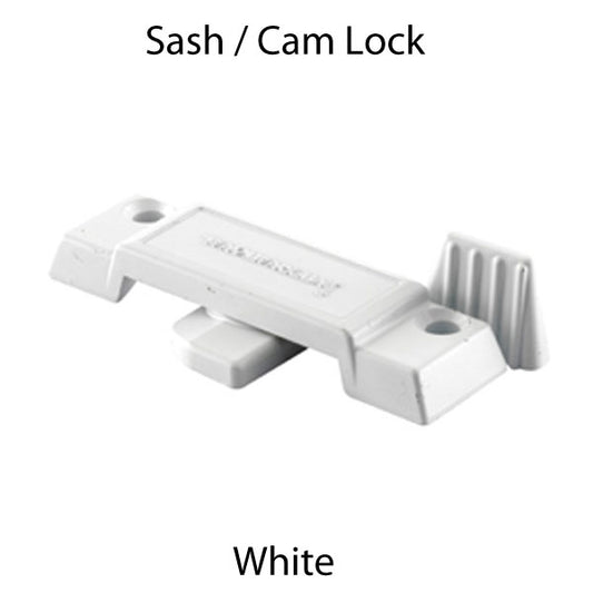 Sash / Cam Lock - Vinyl and Aluminum Sash Hardware, Diecast - White