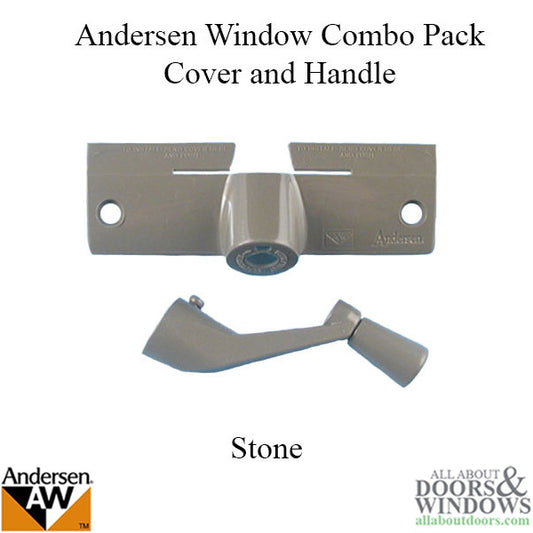 Andersen Casement Window Operator Cover & Handle -  Stone