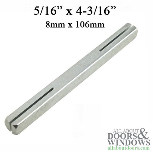 Square Spindle with Solid Grooved Split Steel - Square Spindle with Solid Grooved Split Steel