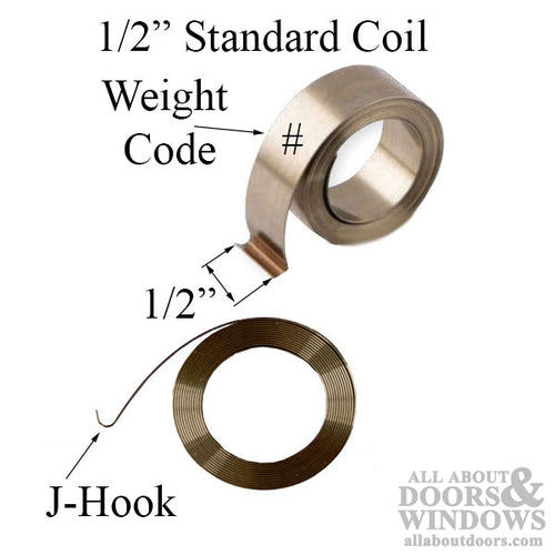 PivotTrue Single Constant Force Coil, Double Hung Window Balance - Choose Weight - PivotTrue Single Constant Force Coil, Double Hung Window Balance - Choose Weight