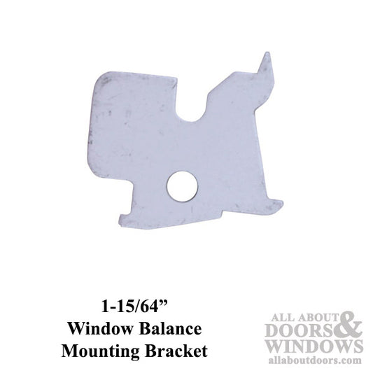 Mounting Bracket, Large 1-15/64 - White