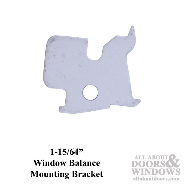 Mounting Bracket, Large 1-15/64 - White - Mounting Bracket, Large 1-15/64 - White