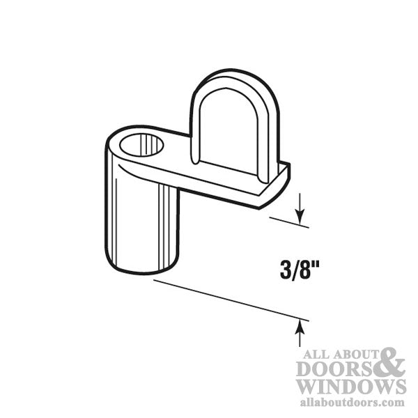 Diecast Screen Clips, Zinc, 3/8 inch Offset - 8 Pack - Diecast Screen Clips, Zinc, 3/8 inch Offset - 8 Pack