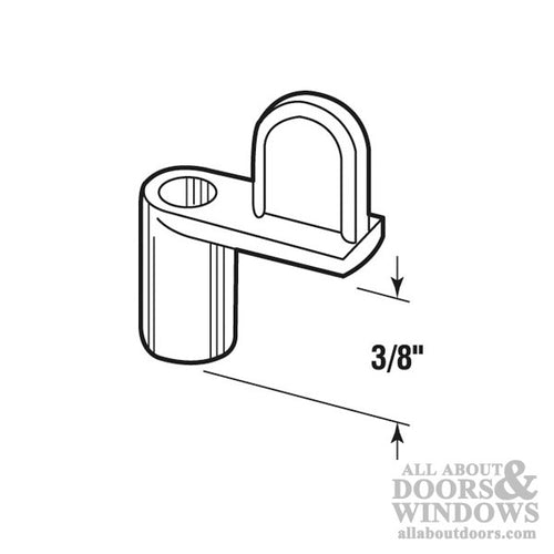 Diecast Screen Clips, Zinc, 3/8 inch Offset - 8 Pack - Diecast Screen Clips, Zinc, 3/8 inch Offset - 8 Pack