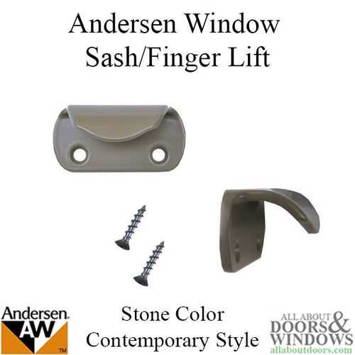 Andersen Contemporary Finger Lift,  Metal - Stone - Andersen Contemporary Finger Lift,  Metal - Stone