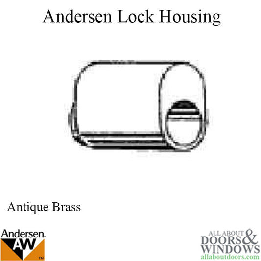 Andersen  Key  Housing - Antique  Brass