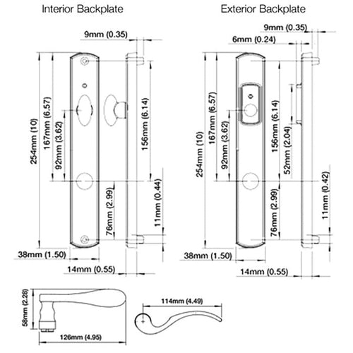 HOPPE HLS7 Handle Set with Munchen Lever Keyed Active Rustic Umber - HOPPE HLS7 Handle Set with Munchen Lever Keyed Active Rustic Umber
