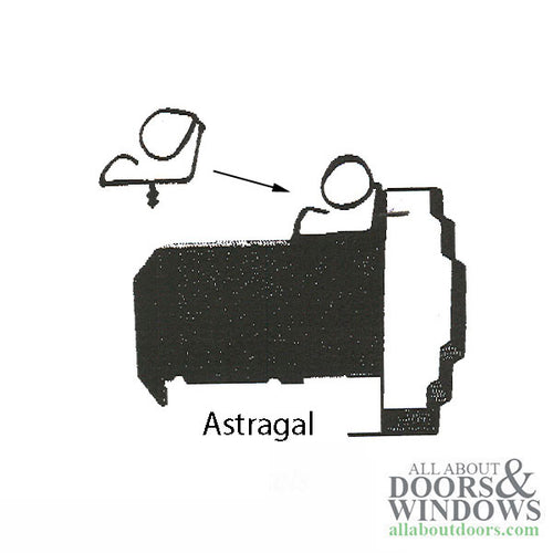 Weatherstrip, Pella Designer Series Hinged Door, 95