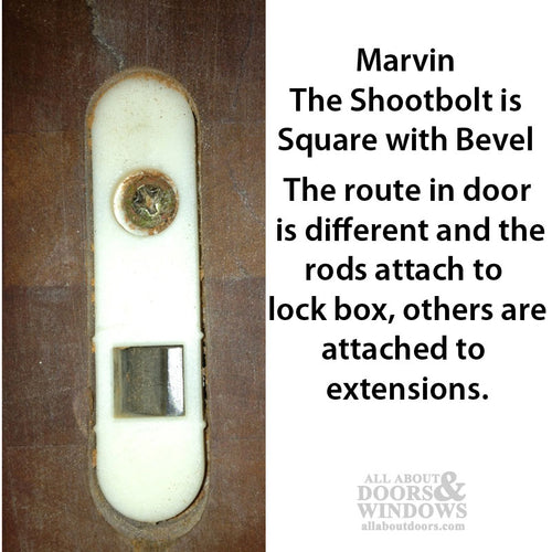 Active Multi-Point Mortise Lock Body Fits Marvin Ultimate Inswing Doors - Active Multi-Point Mortise Lock Body Fits Marvin Ultimate Inswing Doors