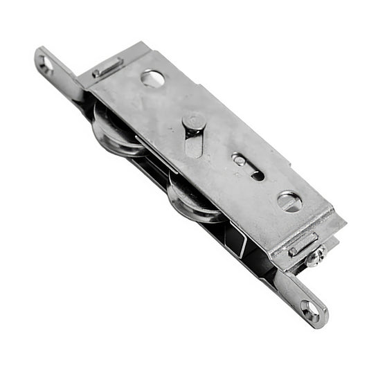 Sliding Glass Door Roller Dual 1.25 Inch Steel Wheel With Steel Housing End Adjustments