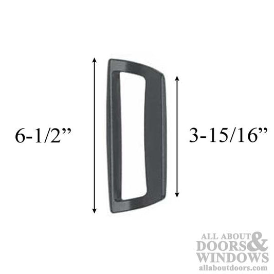 External Pull - Sliding Patio Door, Diecast - Black