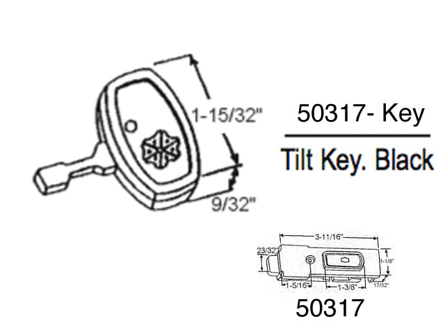 Amacor Keyed Tilt Latch Assembly - Pairs - Black - Amacor Keyed Tilt Latch Assembly - Pairs - Black