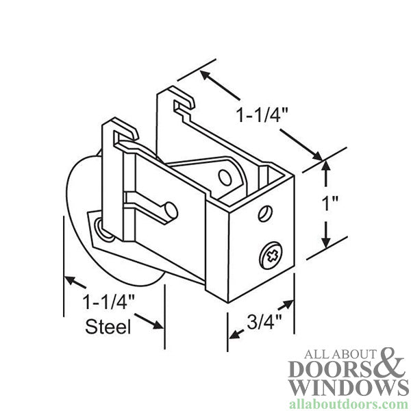 Roller Assembly Sliding Patio Door Steel Ball Bearing - Roller Assembly Sliding Patio Door Steel Ball Bearing