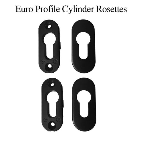 Euro Profile Key Cylinder Cover Escutcheon Plate - Rustic Umber - Euro Profile Key Cylinder Cover Escutcheon Plate - Rustic Umber