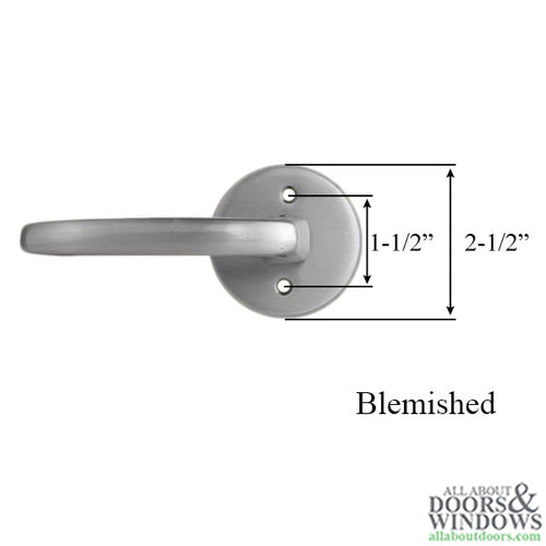 Mandalay Active Mortise Lock Trim Only - US15 - Satin Nickel - BLEMISHED - Mandalay Active Mortise Lock Trim Only - US15 - Satin Nickel - BLEMISHED