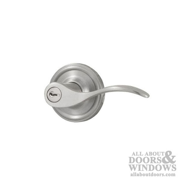 Weslock Bordeau Door Lever Right Handed Keyed Entry Door Handle Satin Chrome - Weslock Bordeau Door Lever Right Handed Keyed Entry Door Handle Satin Chrome