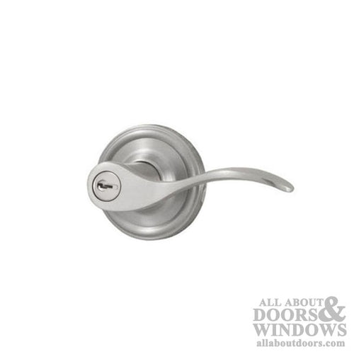 Weslock Bordeau Door Lever Right Handed Keyed Entry Door Handle Satin Chrome - Weslock Bordeau Door Lever Right Handed Keyed Entry Door Handle Satin Chrome