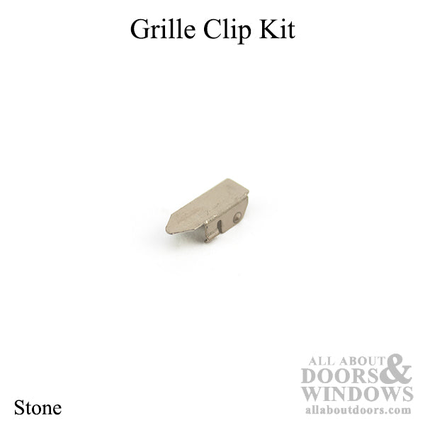 Grille Clip Kit - Woodwright Picture and Transom Windows - Stone - Grille Clip Kit - Woodwright Picture and Transom Windows - Stone