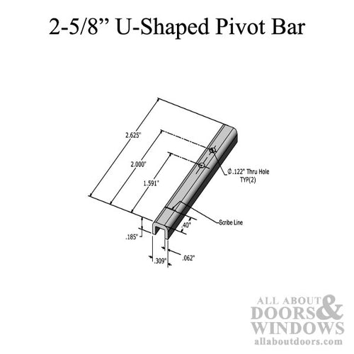 Pivot Bar, 2-5/8