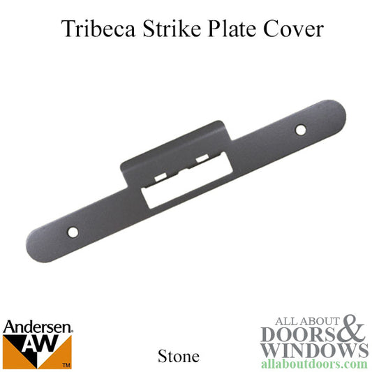 Andersen Tribeca Strike Plate Cover - Stone