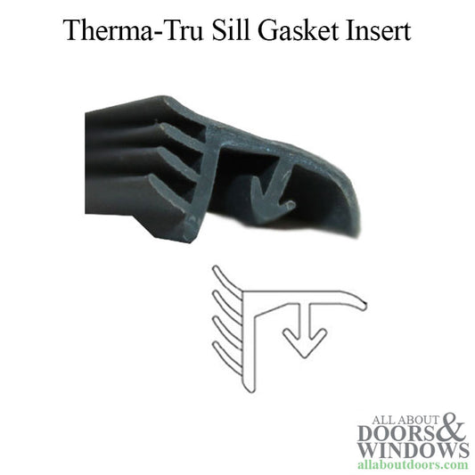 Therma-Tru Sill Gasket Insert, Premium Series Sill