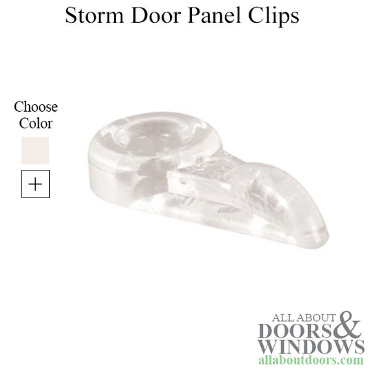 Storm Door Panel Clip Flush 1/32 Inch 8 Pack