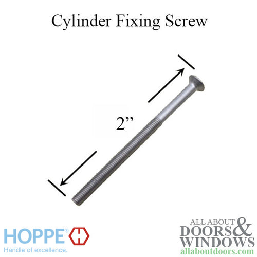 Cylinder Fixing screw for 35mm / 45mm backset, 2 inch - Stainless Steel - Cylinder Fixing screw for 35mm / 45mm backset, 2 inch - Stainless Steel