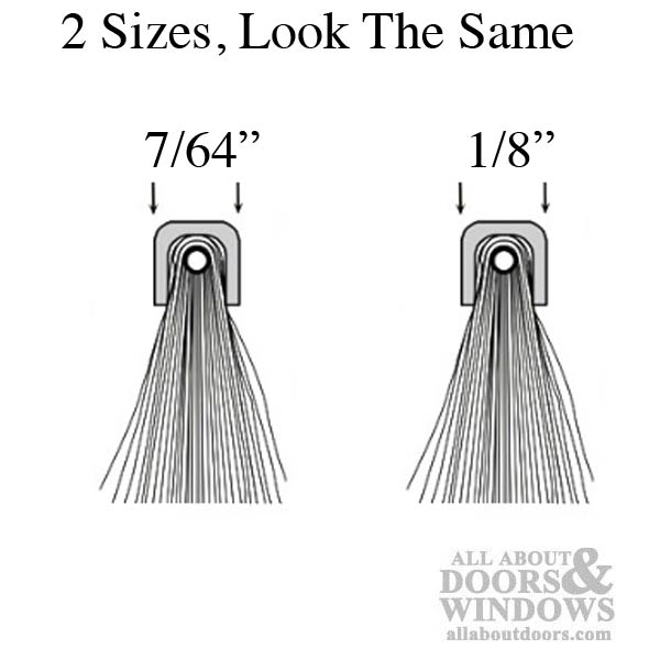 Skirting Weatherstrip For Commercial Doors .530 Inches tall Square Back Housing - Skirting Weatherstrip For Commercial Doors .530 Inches tall Square Back Housing