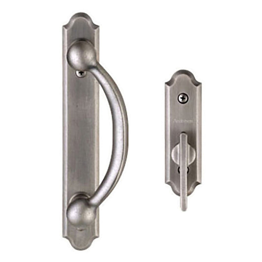 Andersen Frenchwood Gliding Door Trim Encino, 2 Panel Interior & Exterior - Distressed Nickel