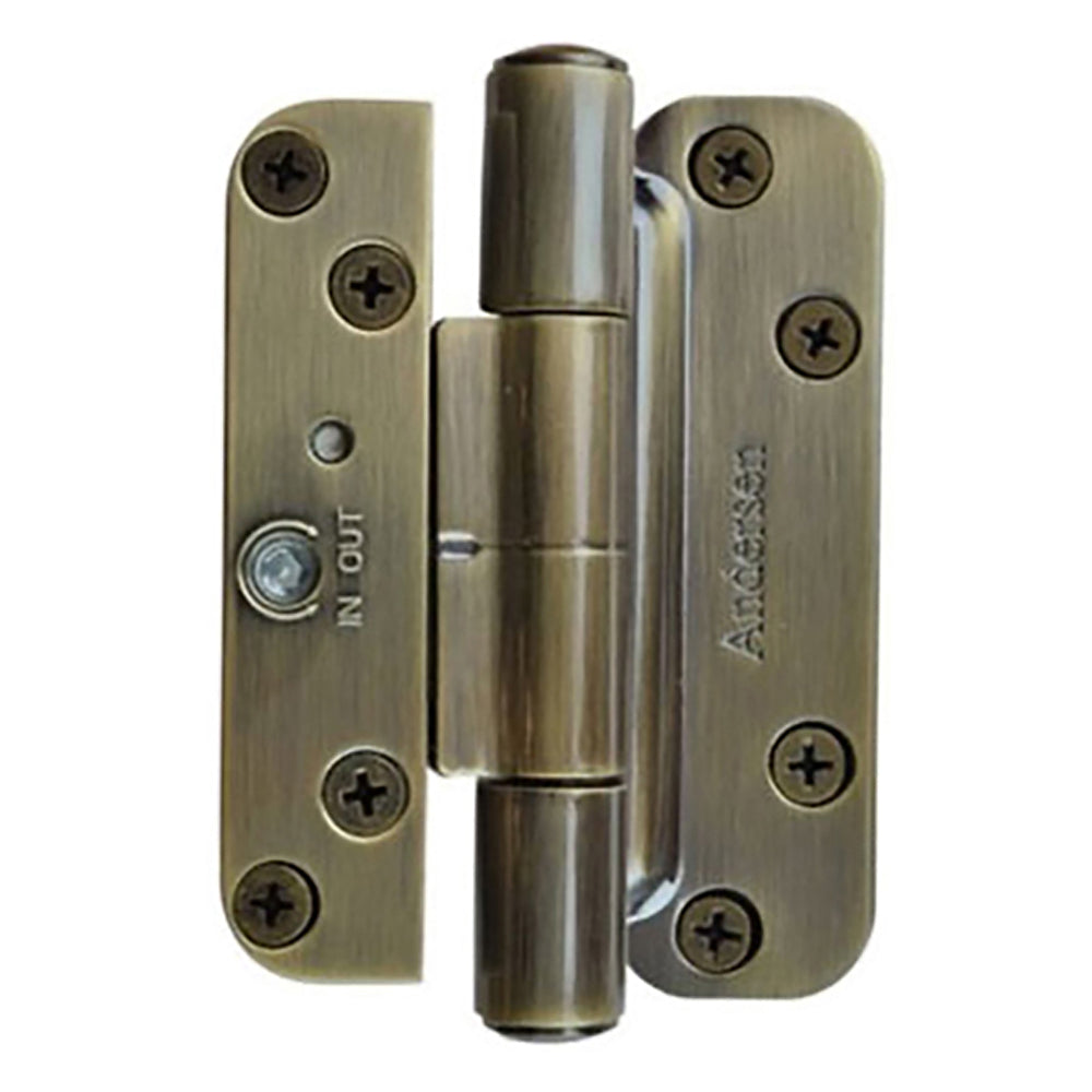 Andersen Single Hinge, Left Hand (2005-Present) - Antique Brass - Andersen Single Hinge, Left Hand (2005-Present) - Antique Brass