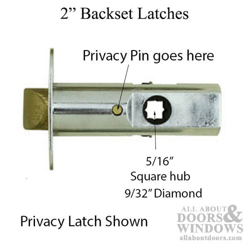 Privacy Knob Latch, 2