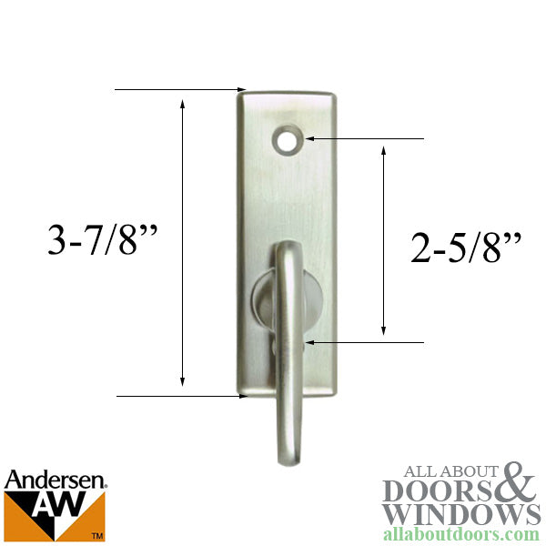 Andersen Anvers Door Lock Frenchwood Sliding Door Thumb Latch  Anvers Inside Door Lock - Andersen Anvers Door Lock Frenchwood Sliding Door Thumb Latch  Anvers Inside Door Lock