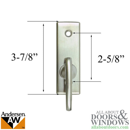 Andersen Anvers Door Lock Frenchwood Sliding Door Thumb Latch  Anvers Inside Door Lock - Andersen Anvers Door Lock Frenchwood Sliding Door Thumb Latch  Anvers Inside Door Lock