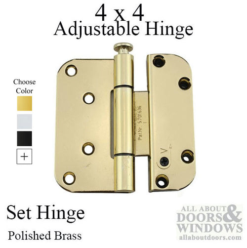 Adjustable Hinge Millennium 2D 4 x 4 Set  Inswing - Adjustable Hinge Millennium 2D 4 x 4 Set  Inswing