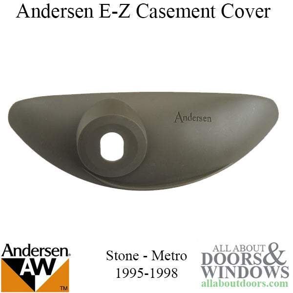 Andersen Enhanced Casement Window - Operator Cover - Metro Style - Stone - 1995 -1998. - Andersen Enhanced Casement Window - Operator Cover - Metro Style - Stone - 1995 -1998.