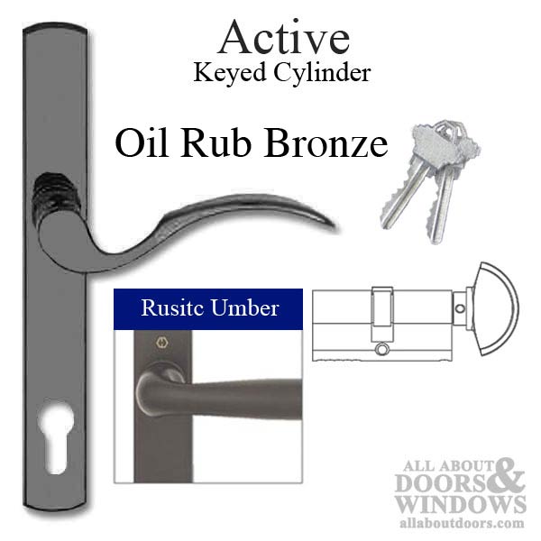 Multipoint Lock Curved Lever Handleset - Multipoint Lock Curved Lever Handleset